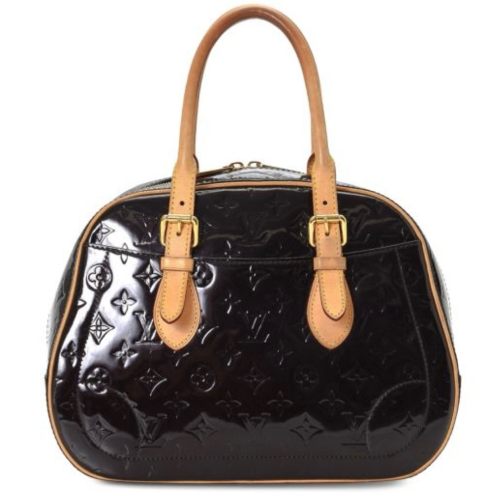 Louis Vuitton Summit Drive Monogram Vernis Leather Top Handle Bag